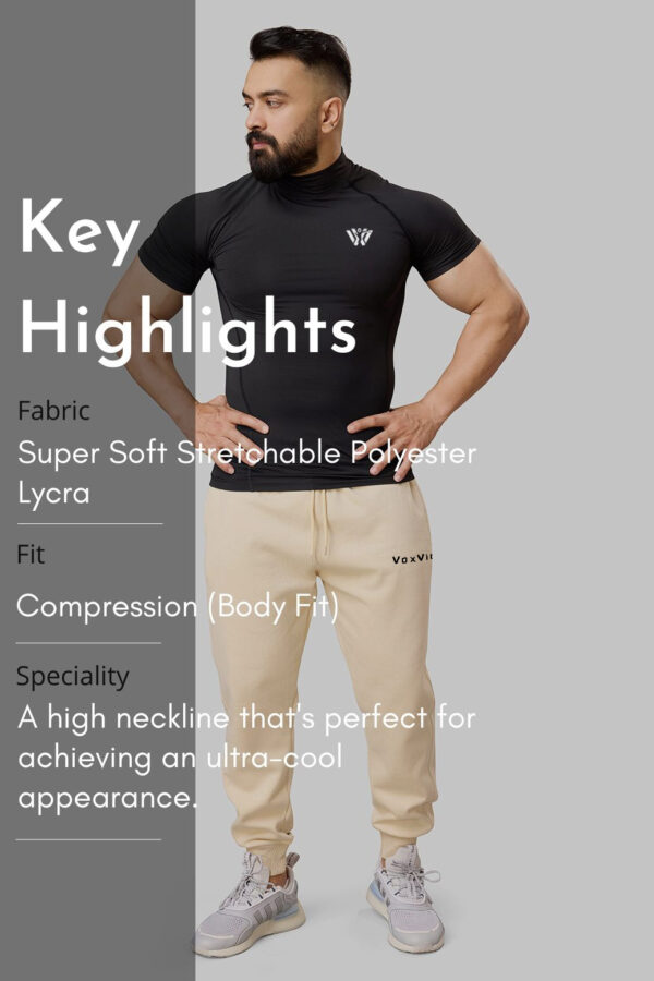 High Neck Compression T-shirt – HCT284 - Image 5