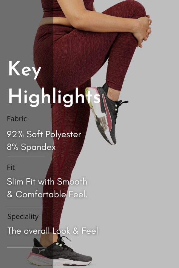 Essential Melange Leggings – EML300 - Image 6