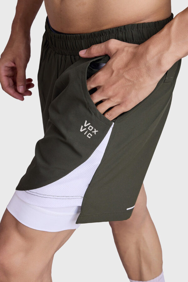2 in 1 Mesh Shorts – MS297 - Image 3