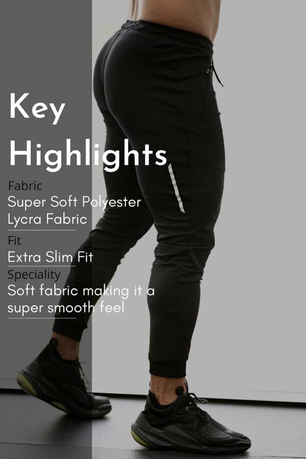 Breathe Joggers Black – BJR316 - Image 5