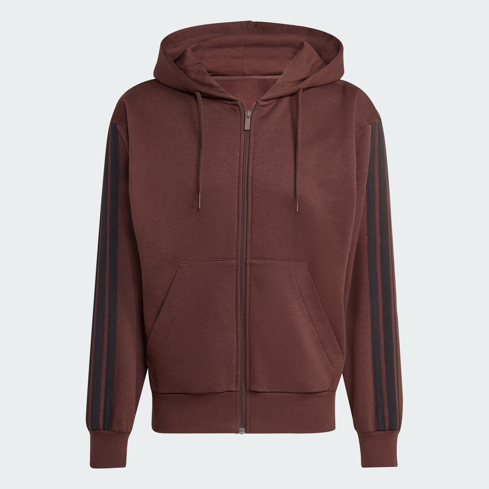 essentials 3‑stripes fleece hoodie – sfh356 essentials 3‑stripes fleece hoodie – sfh356