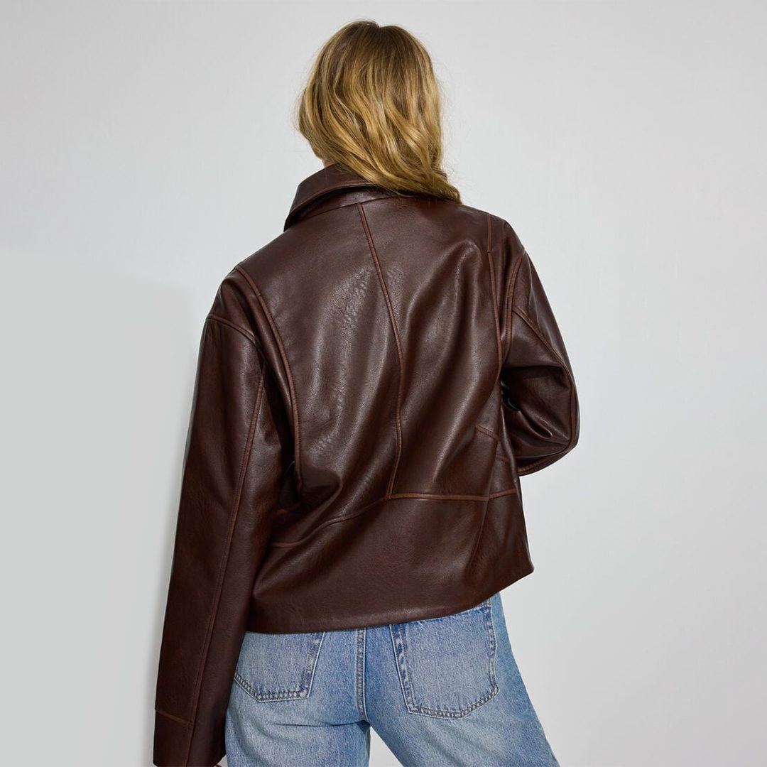 faux leather worker jacket – fwj385 faux leather worker jacket – fwj385