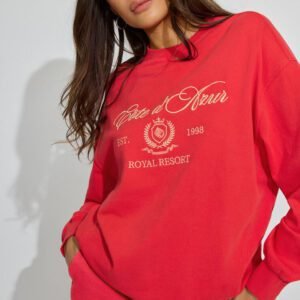 oversized crewneck sweatshirt – ocs418